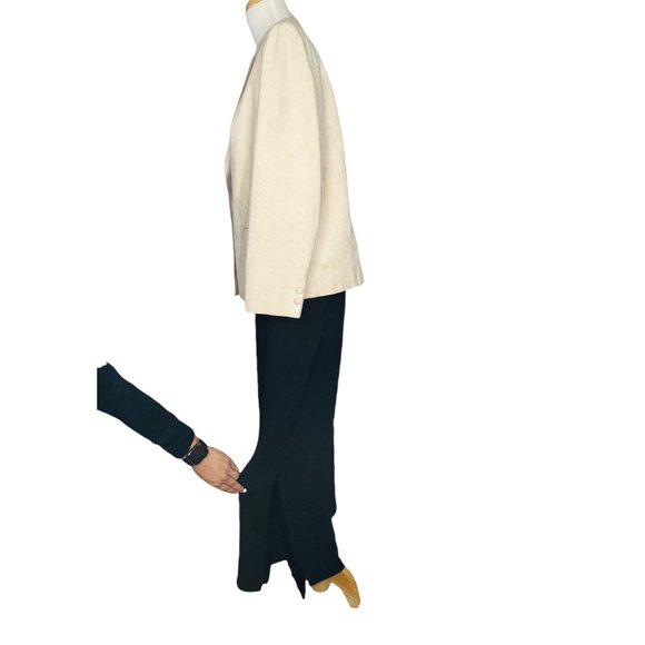 Cartise Vintage 70s Fringe Wide Leg Pants Black RARE - Picture 2 of 12